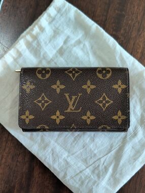 Louis Vuitton Brown Monogram Canvas Trifold Wallet
